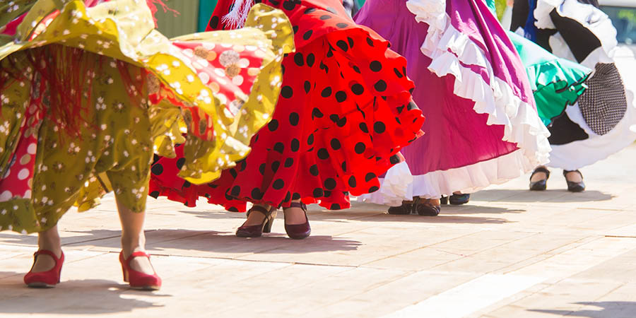 Watching a flamenco performance in Salamanca