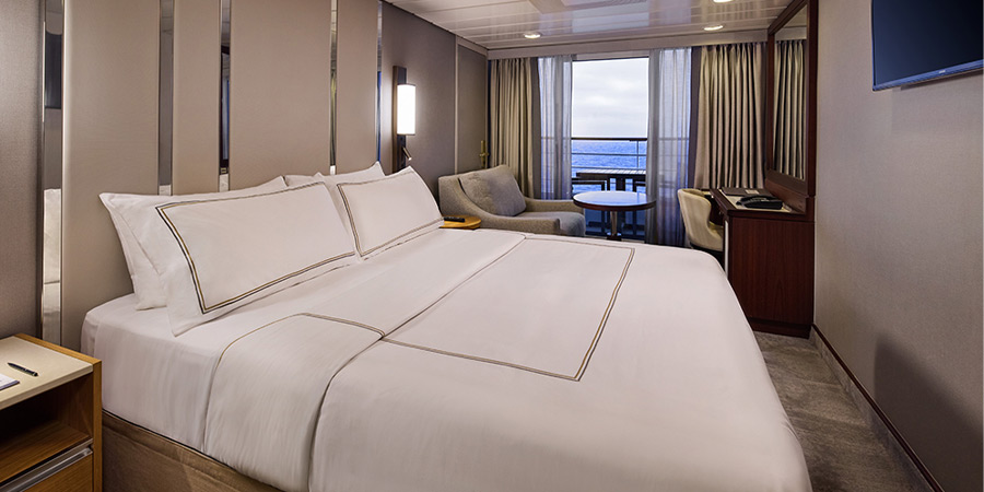Stylish staterooms & suites